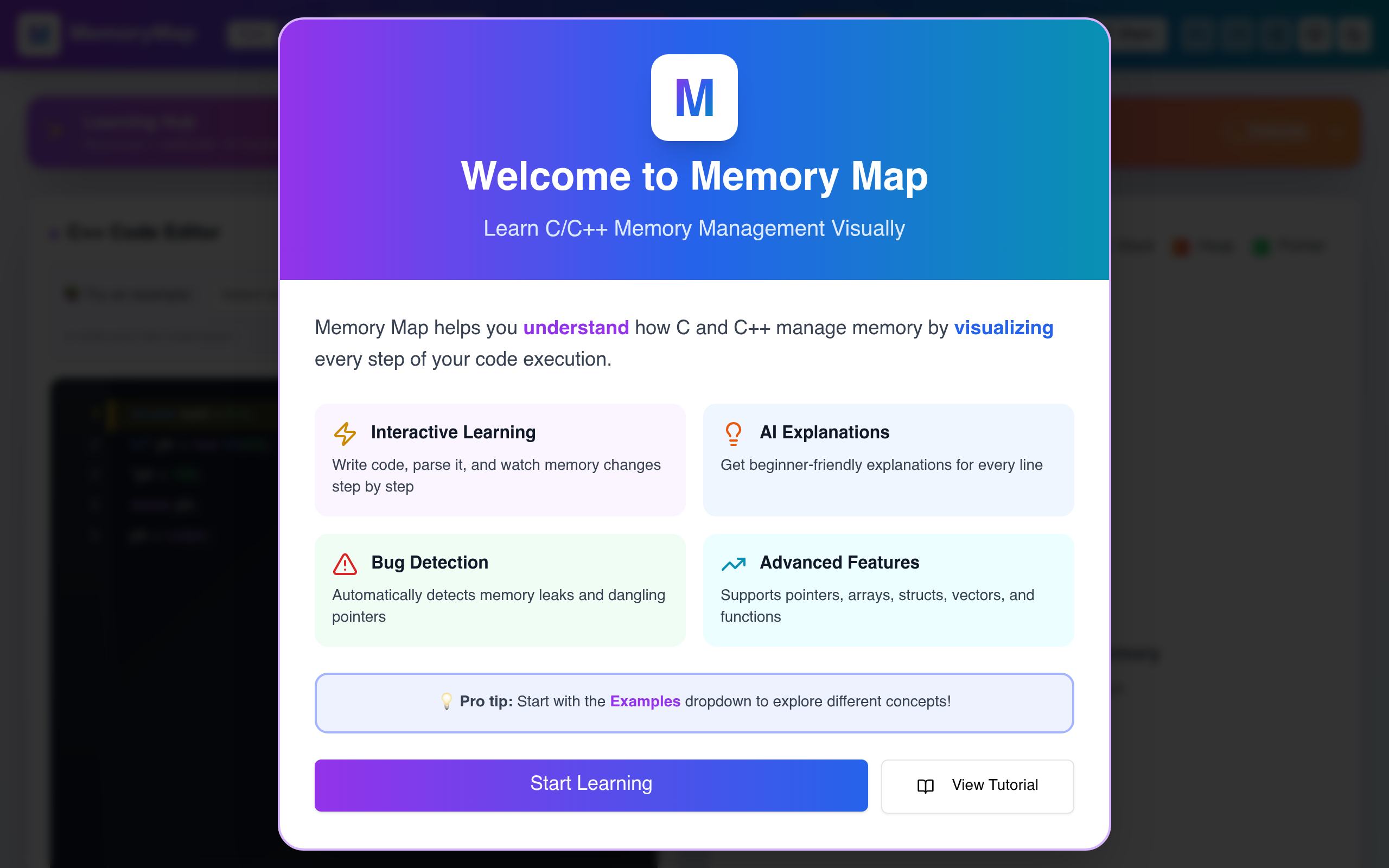 MemoryMap preview